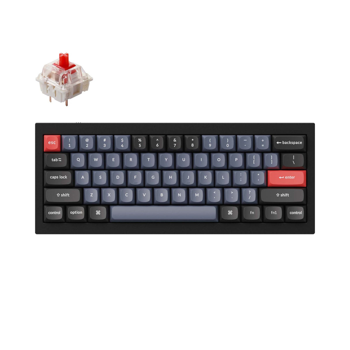 Tastiera meccanica personalizzata Keychron Q4 QMK (layout ANSI USA)