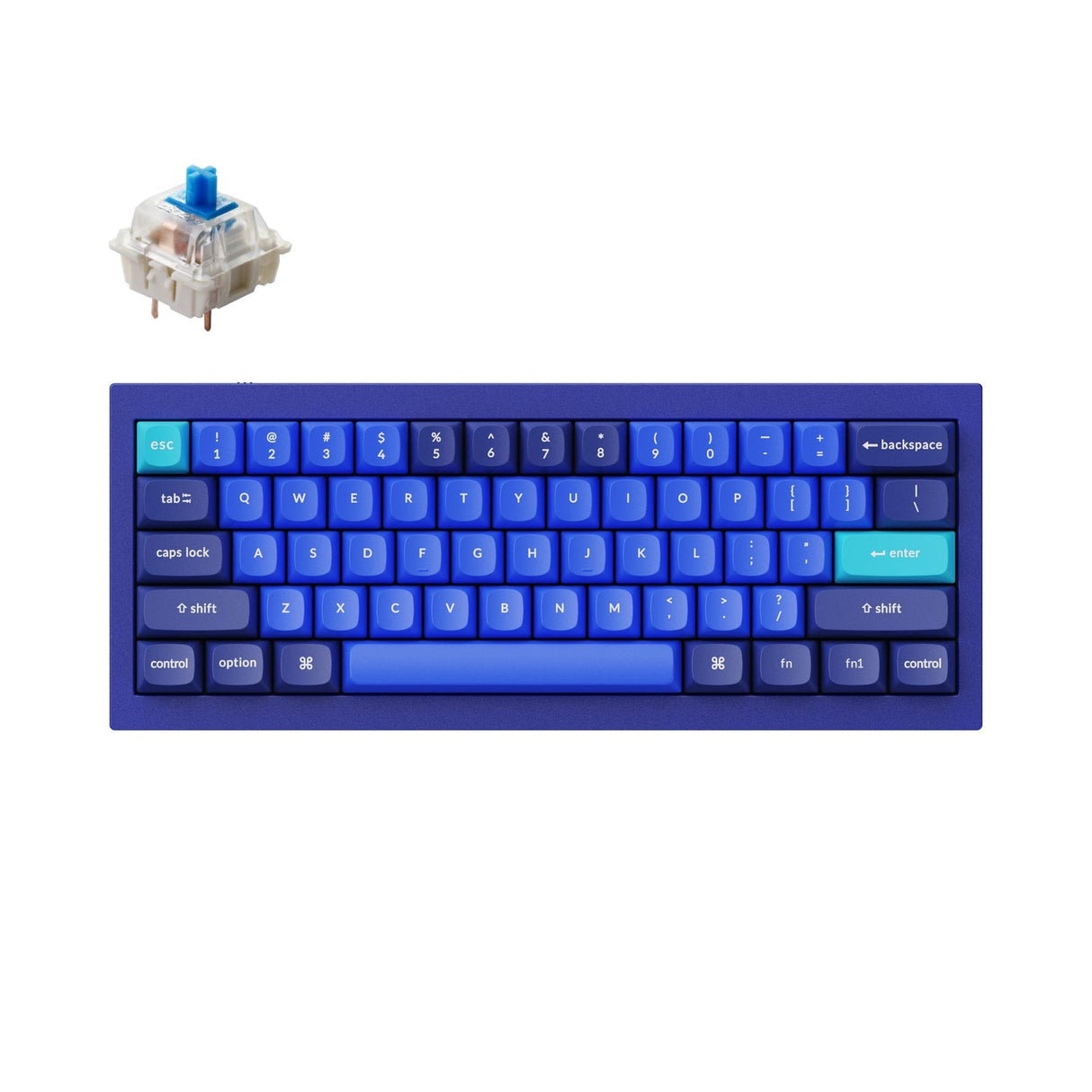 Tastiera meccanica personalizzata Keychron Q4 QMK (layout ANSI USA)