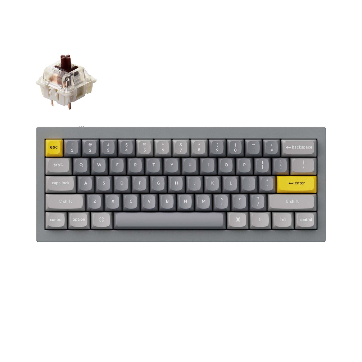 Tastiera meccanica personalizzata Keychron Q4 QMK (layout ANSI USA)