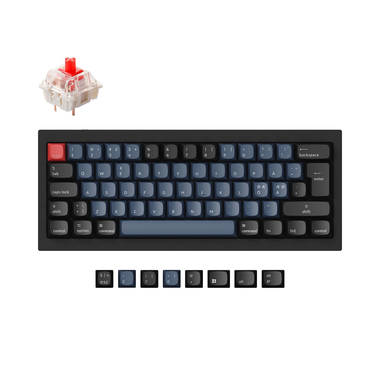 Keychron Q4 QMK Personalizzato Tastiera meccanica ISO Layout Collection