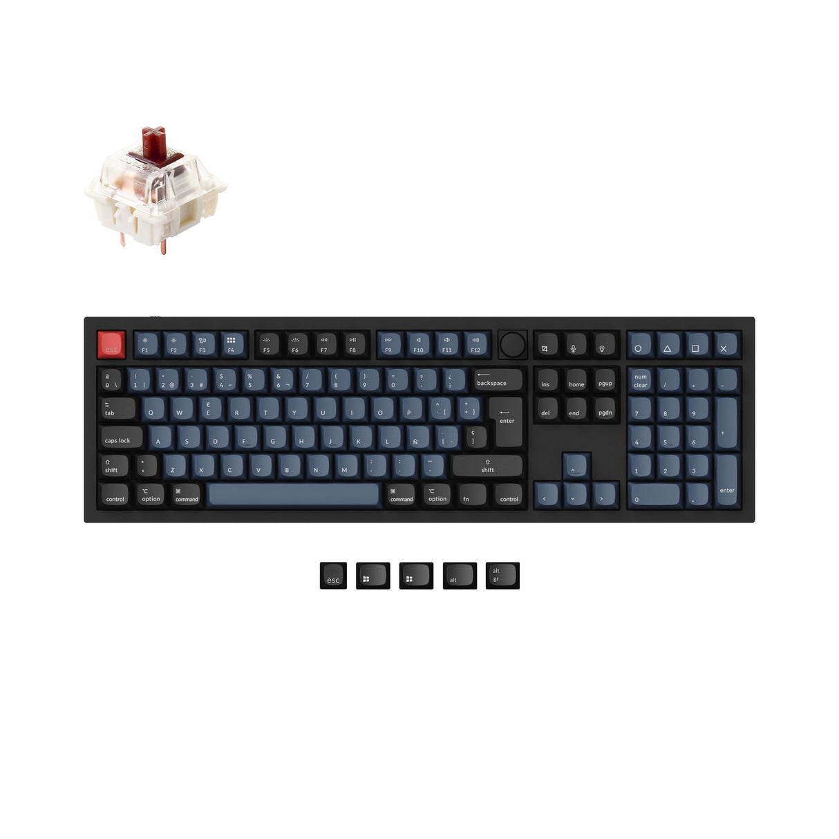 Keychron Q6 QMK Personalizzato Tastiera meccanica ISO Layout Collection