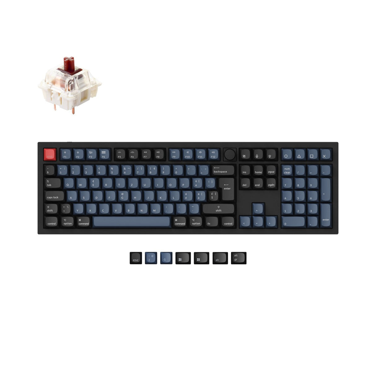 Keychron Q6 QMK Personalizzato Tastiera meccanica ISO Layout Collection