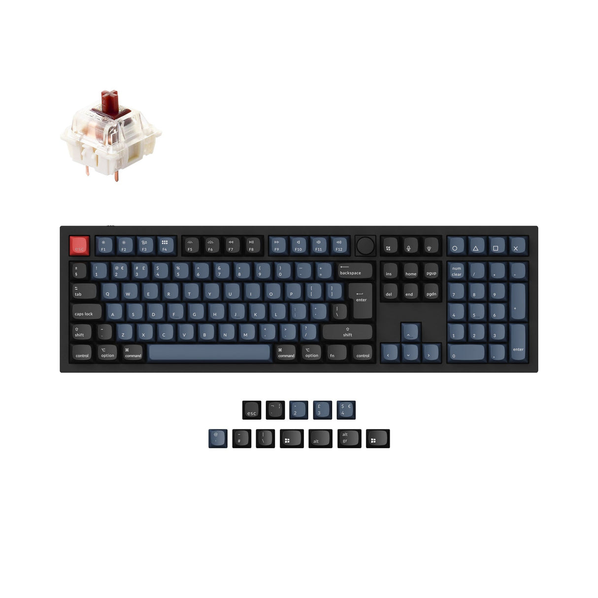 Keychron Q6 QMK Personalizzato Tastiera meccanica ISO Layout Collection