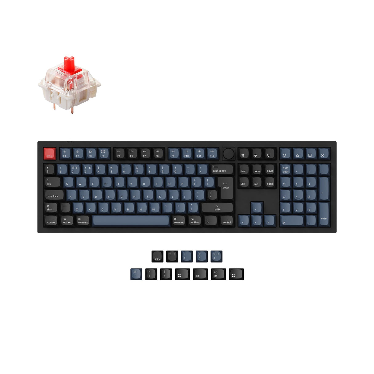 Keychron Q6 QMK Personalizzato Tastiera meccanica ISO Layout Collection