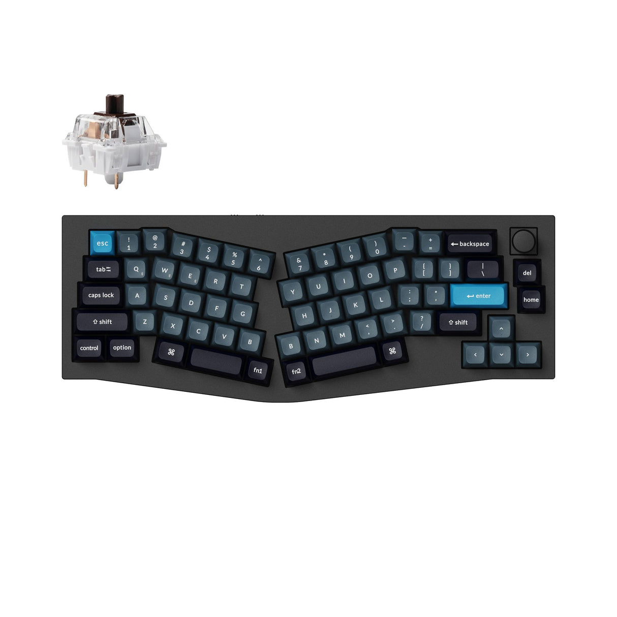 Tastiera meccanica personalizzata wireless Keychron Q8 Pro (layout Alice) QMK/VIA