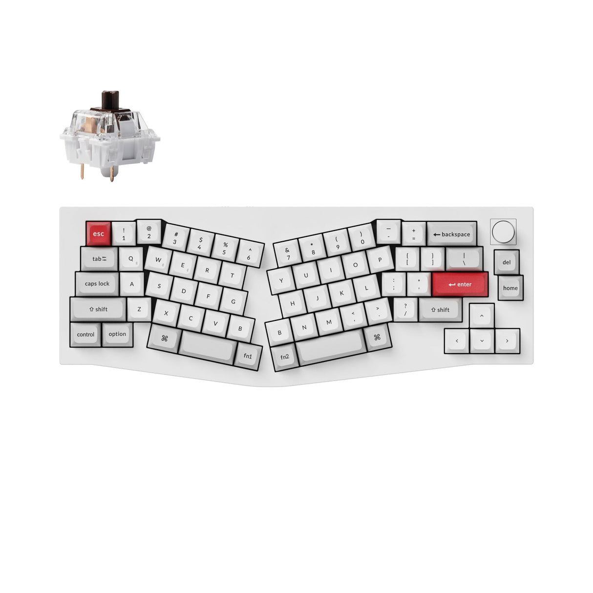 Tastiera meccanica personalizzata wireless Keychron Q8 Pro (layout Alice) QMK/VIA