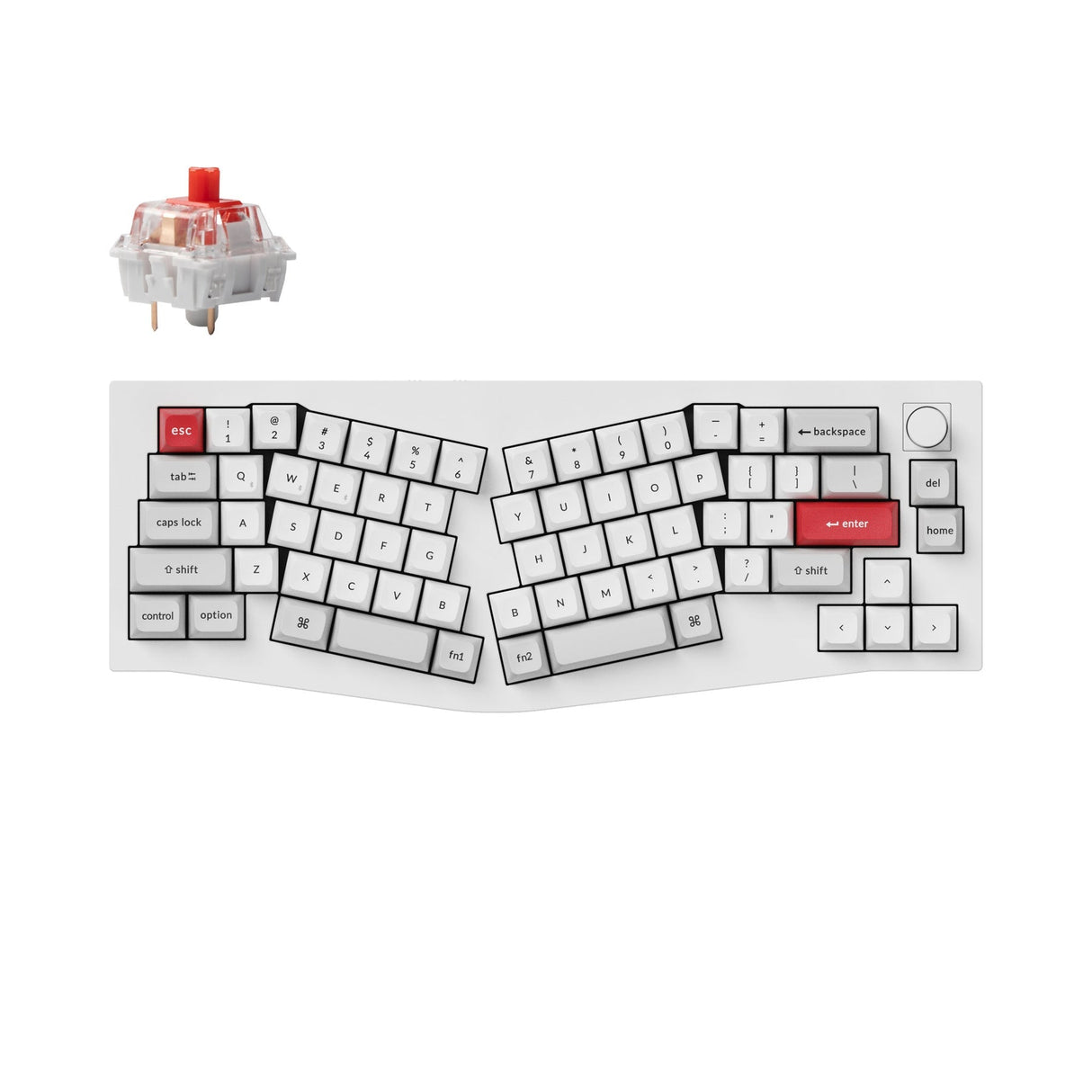 Tastiera meccanica personalizzata wireless Keychron Q8 Pro (layout Alice) QMK/VIA