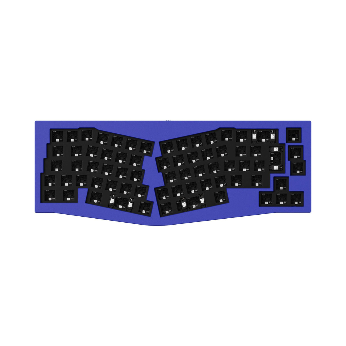 Keychron Q8 (Alice Layout) QMK Personalizzato Tastiera meccanica ISO Layout Collection