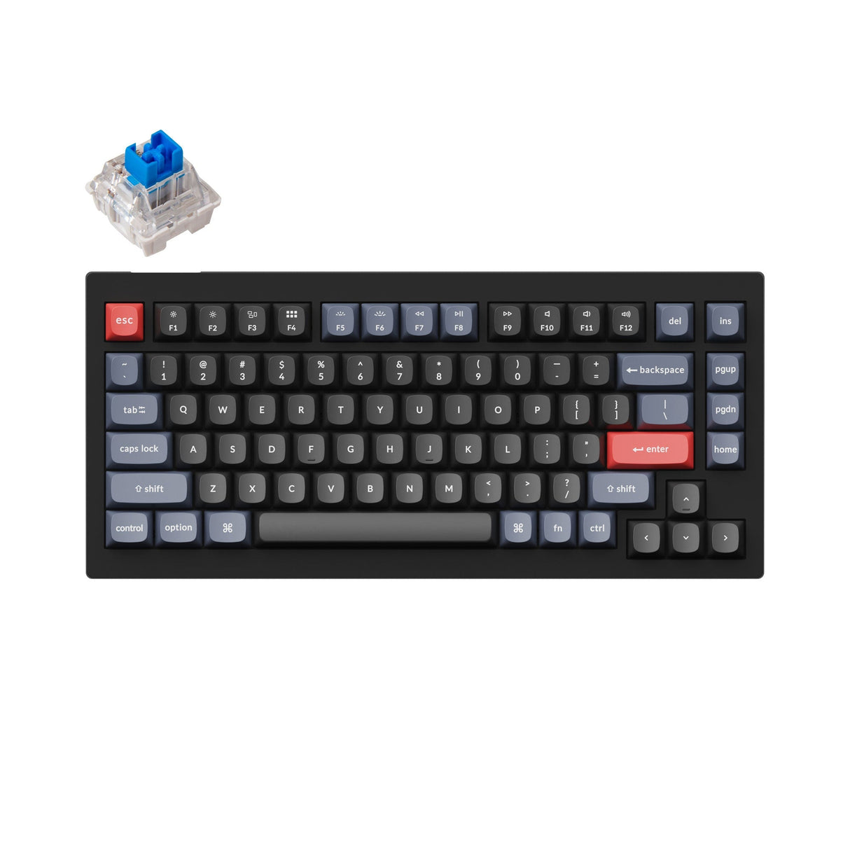 Tastiera meccanica personalizzata Keychron V1 QMK (layout ANSI USA)