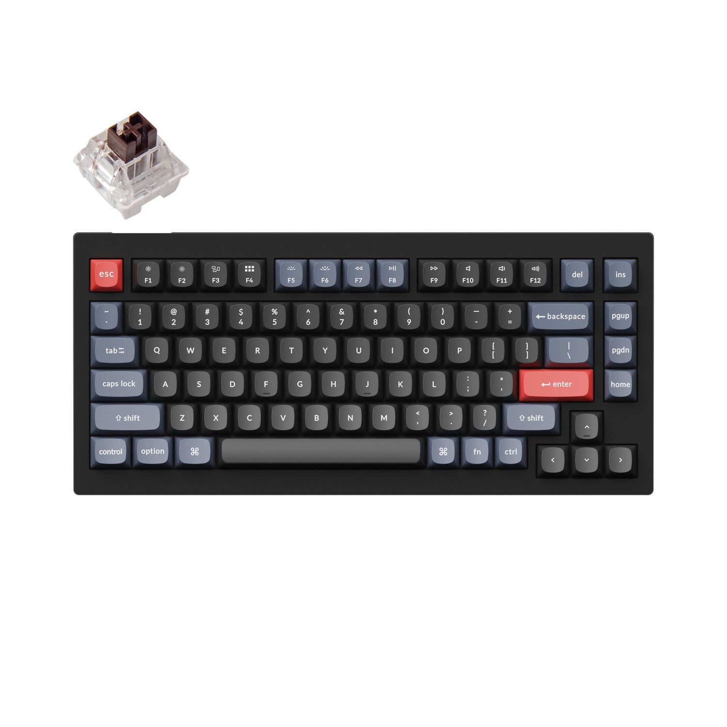 Tastiera meccanica personalizzata Keychron V1 QMK (layout ANSI USA)