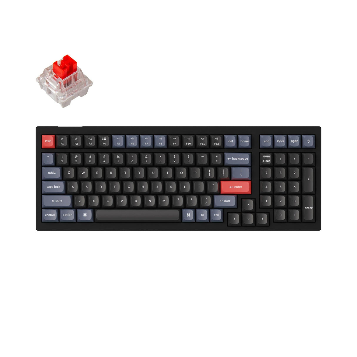 Keychron V5 QMK Tastiera meccanica personalizzata (US ANSI Layout)