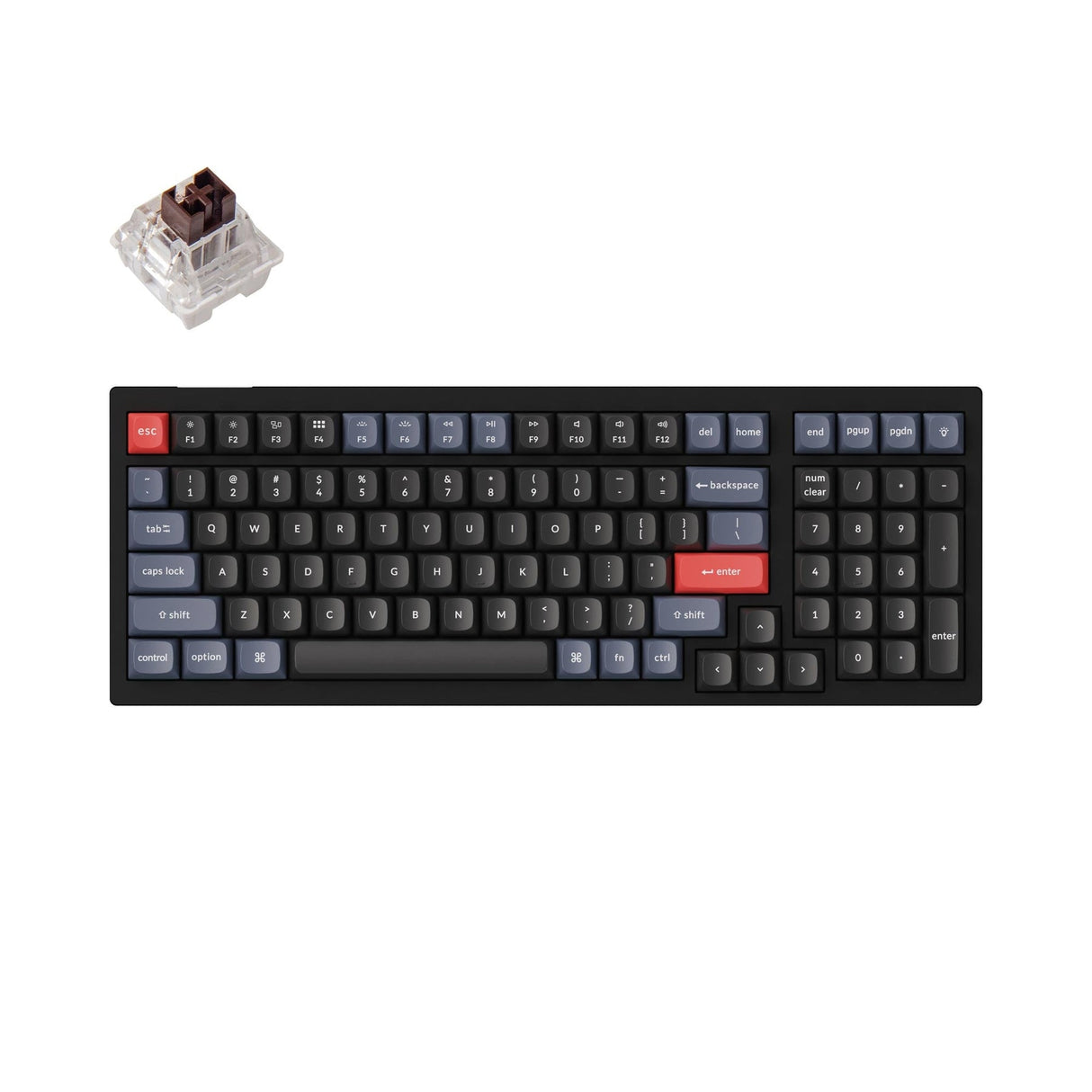 Keychron V5 QMK Tastiera meccanica personalizzata (US ANSI Layout)