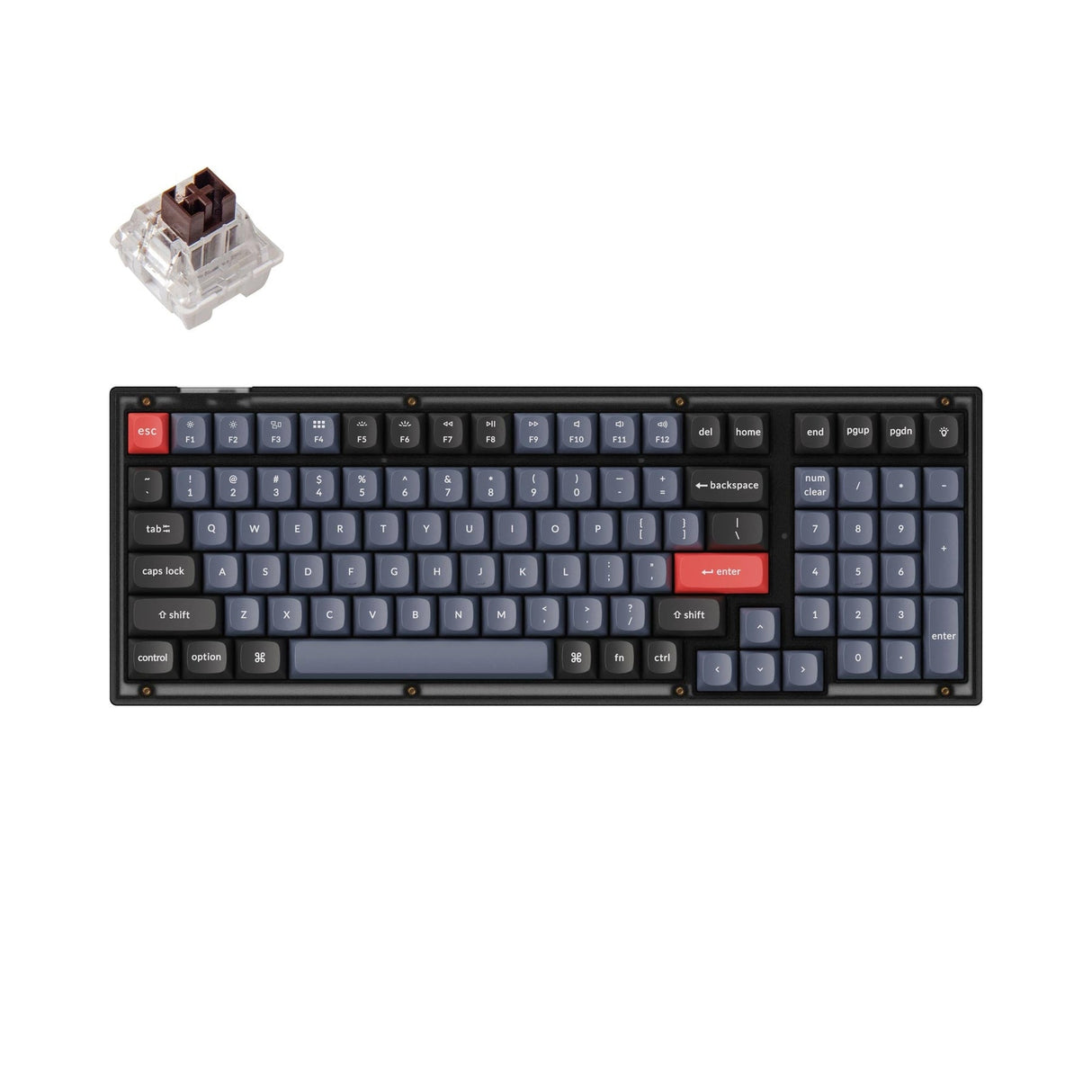 Keychron V5 QMK Tastiera meccanica personalizzata (US ANSI Layout)
