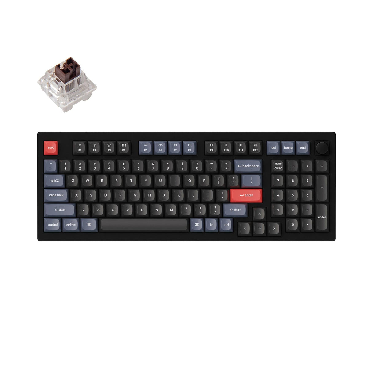 Keychron V5 QMK Tastiera meccanica personalizzata (US ANSI Layout)