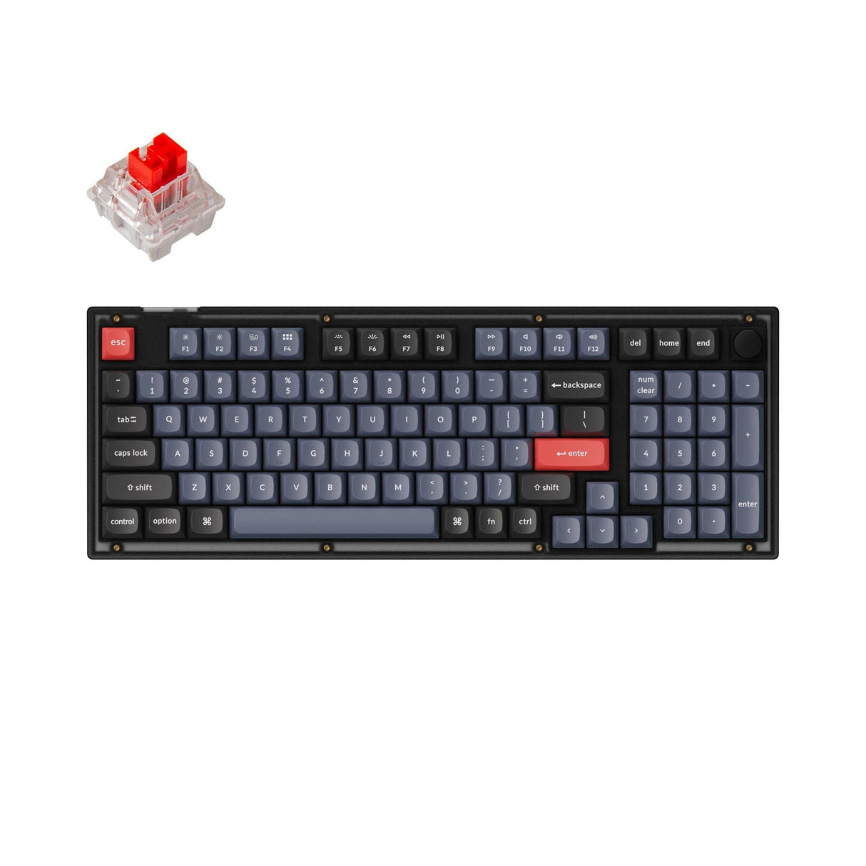 Keychron V5 QMK Tastiera meccanica personalizzata (US ANSI Layout)