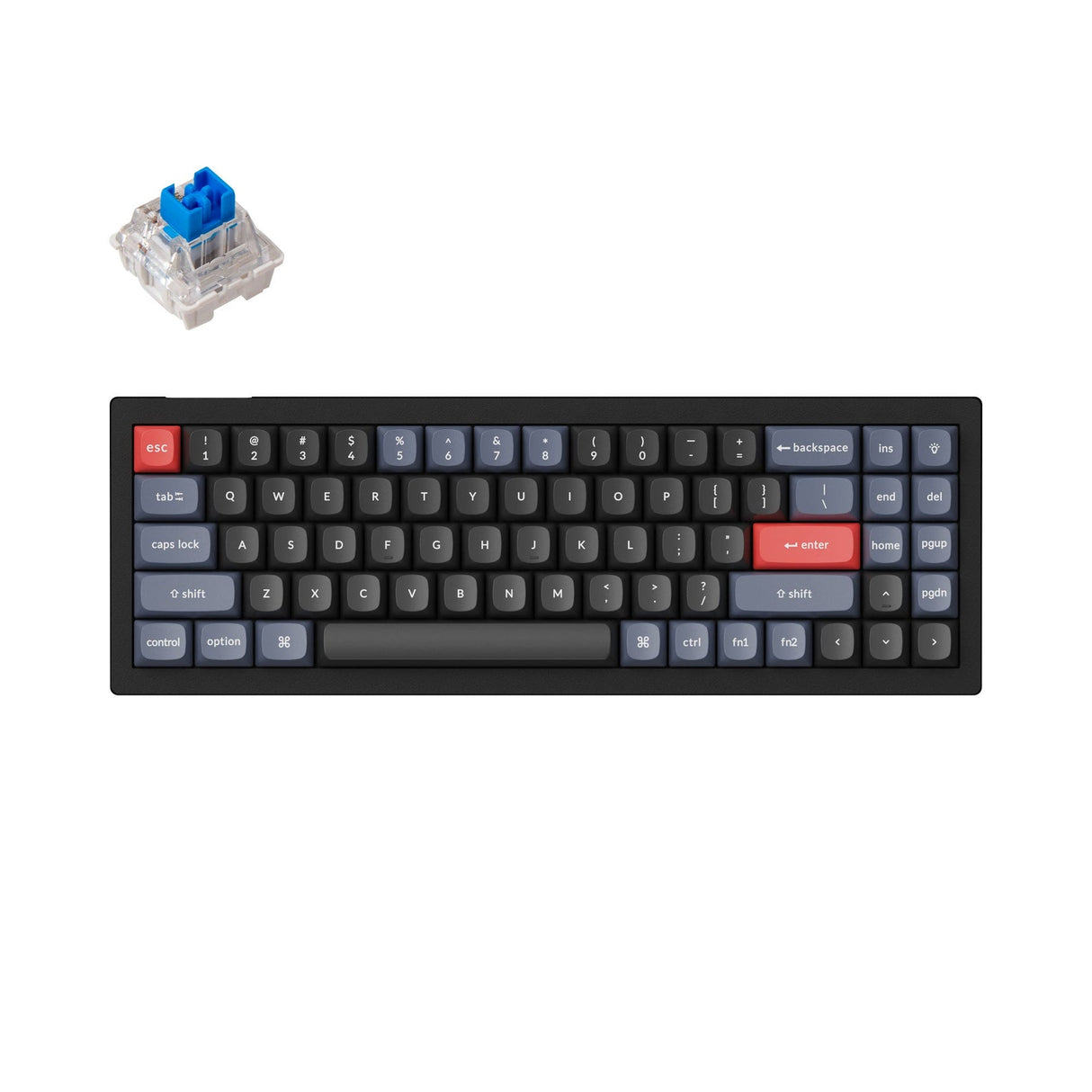 Keychron V7 QMK Tastiera meccanica personalizzata (US ANSI Layout)