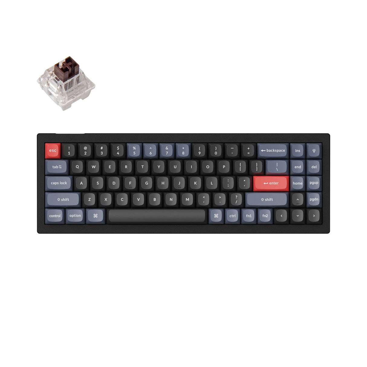 Keychron V7 QMK Tastiera meccanica personalizzata (US ANSI Layout)