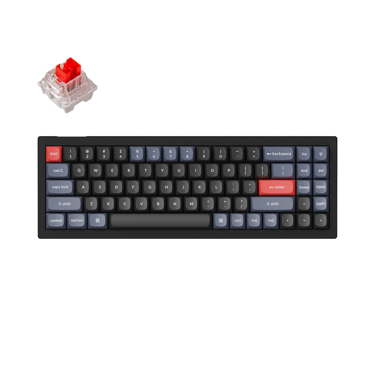 Keychron V7 QMK Tastiera meccanica personalizzata (US ANSI Layout)