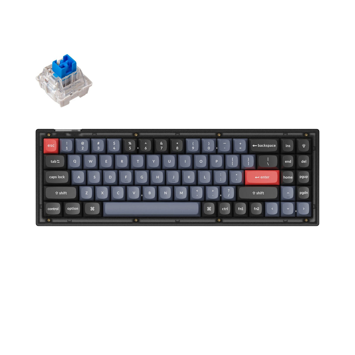 Keychron V7 QMK Tastiera meccanica personalizzata (US ANSI Layout)