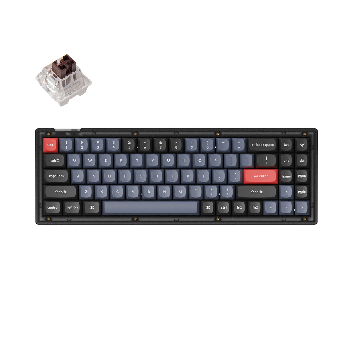 Keychron V7 QMK Tastiera meccanica personalizzata (US ANSI Layout)
