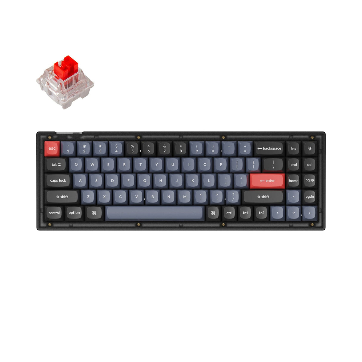 Keychron V7 QMK Tastiera meccanica personalizzata (US ANSI Layout)