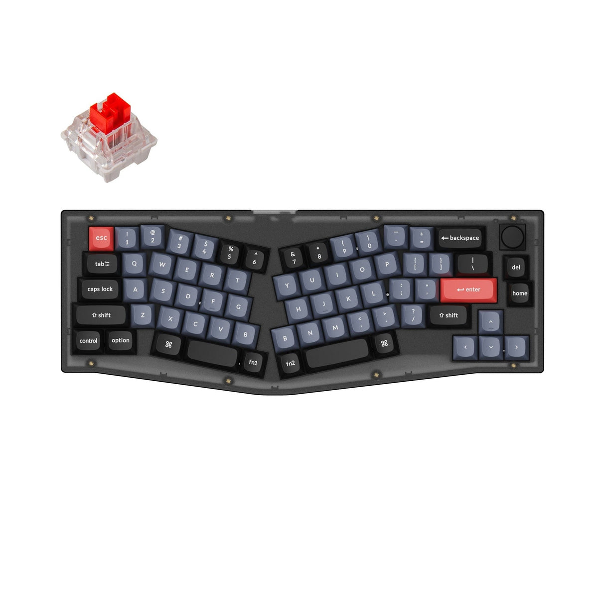 Keychron V8 (Alice Layout) QMK Tastiera meccanica personalizzata (US ANSI Layout)