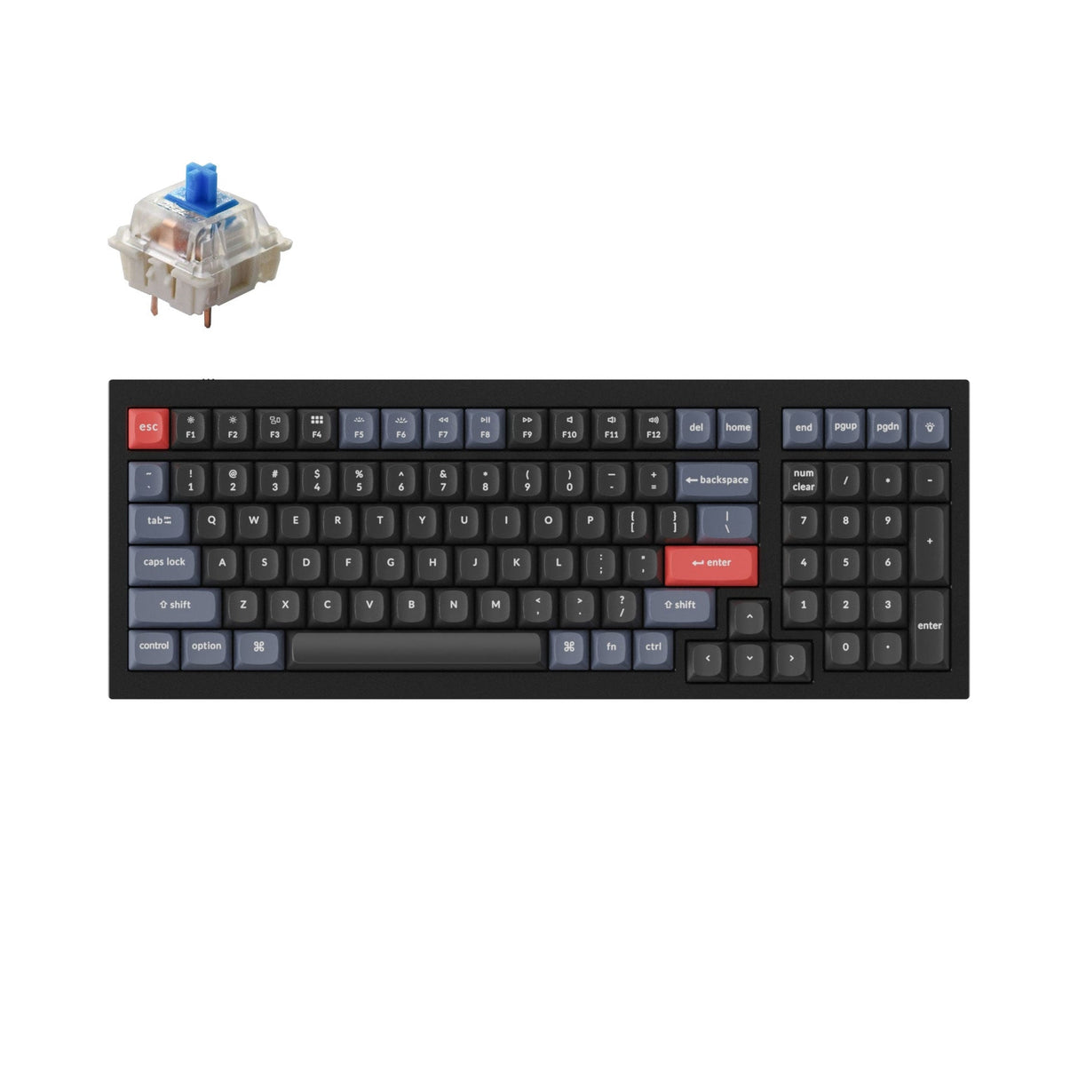 Tastiera meccanica personalizzata Keychron Q5 QMK (layout ANSI USA)