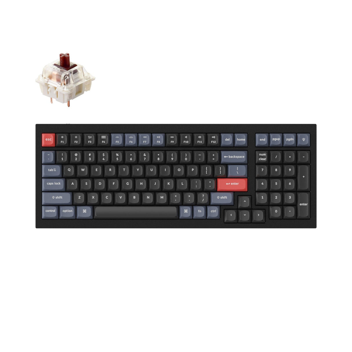Tastiera meccanica personalizzata Keychron Q5 QMK (layout ANSI USA)