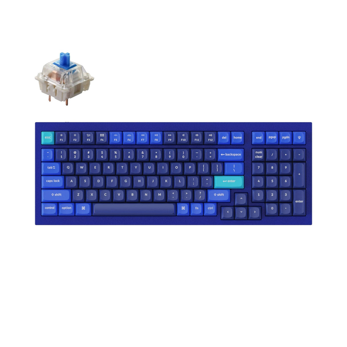 Tastiera meccanica personalizzata Keychron Q5 QMK (layout ANSI USA)