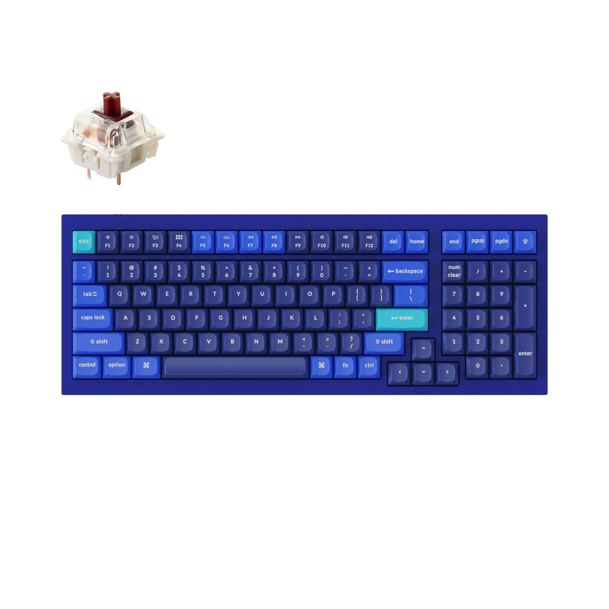 Tastiera meccanica personalizzata Keychron Q5 QMK (layout ANSI USA)