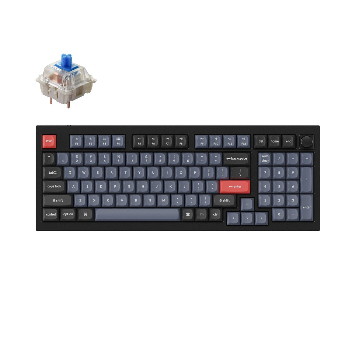 Tastiera meccanica personalizzata Keychron Q5 QMK (layout ANSI USA)