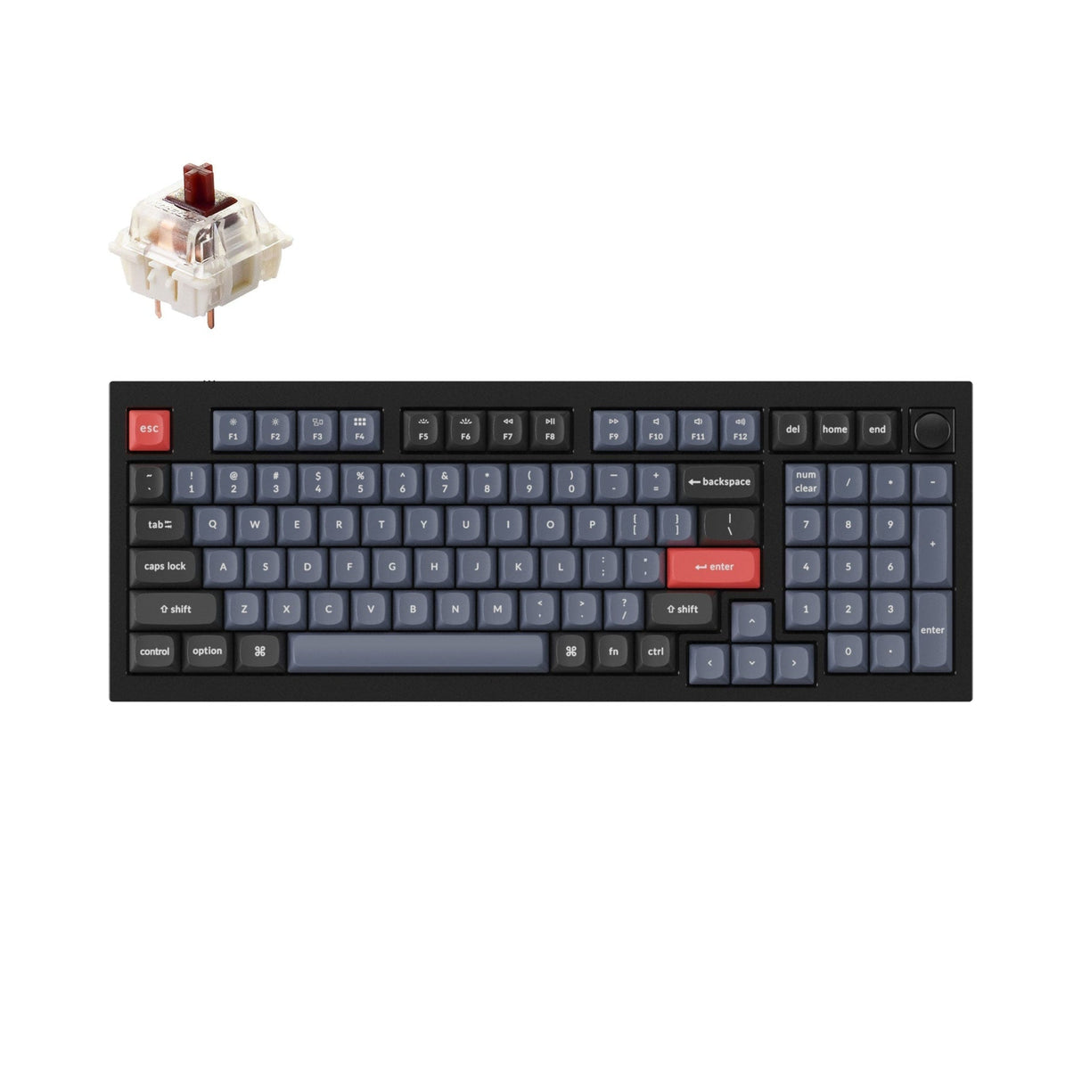 Tastiera meccanica personalizzata Keychron Q5 QMK (layout ANSI USA)