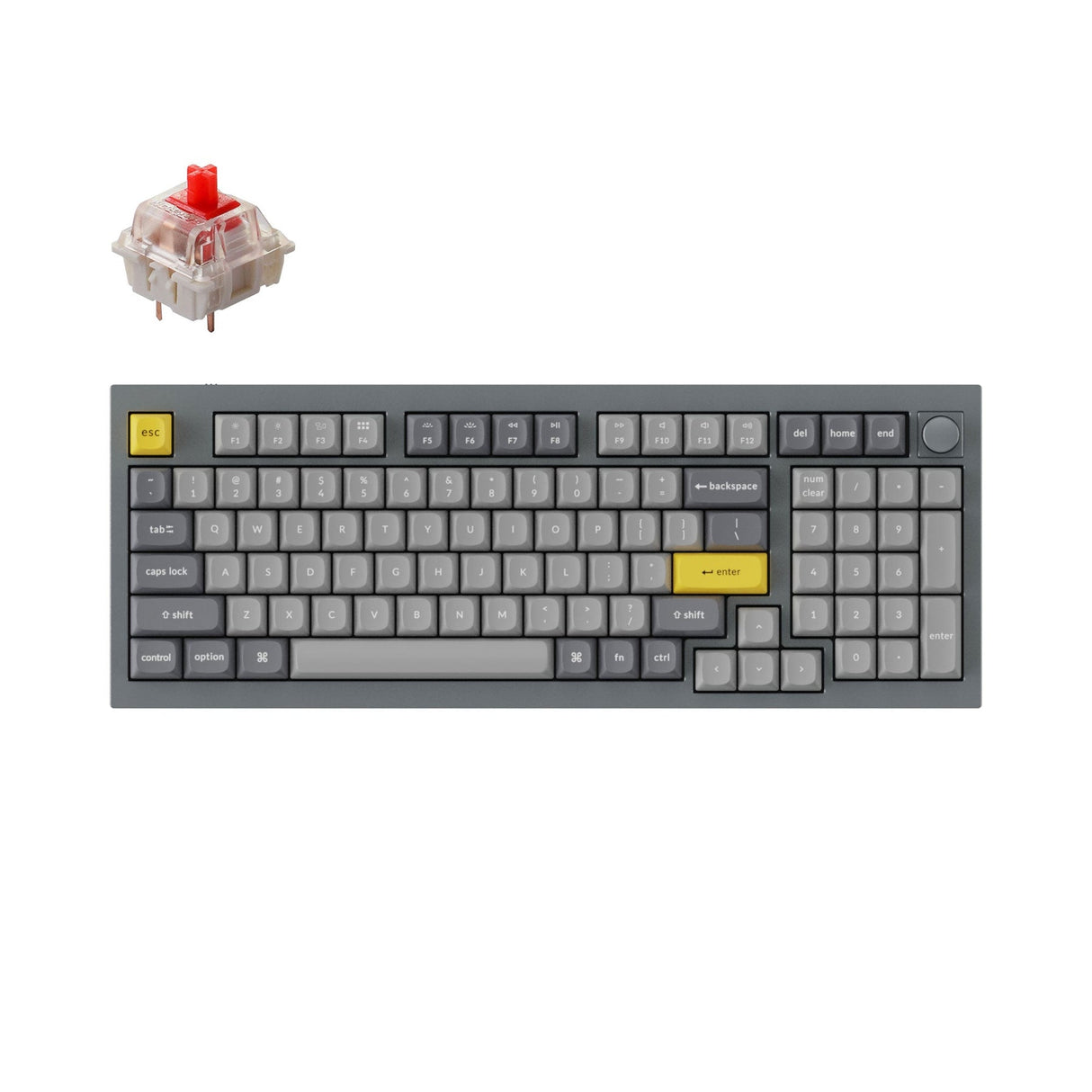 Tastiera meccanica personalizzata Keychron Q5 QMK (layout ANSI USA)