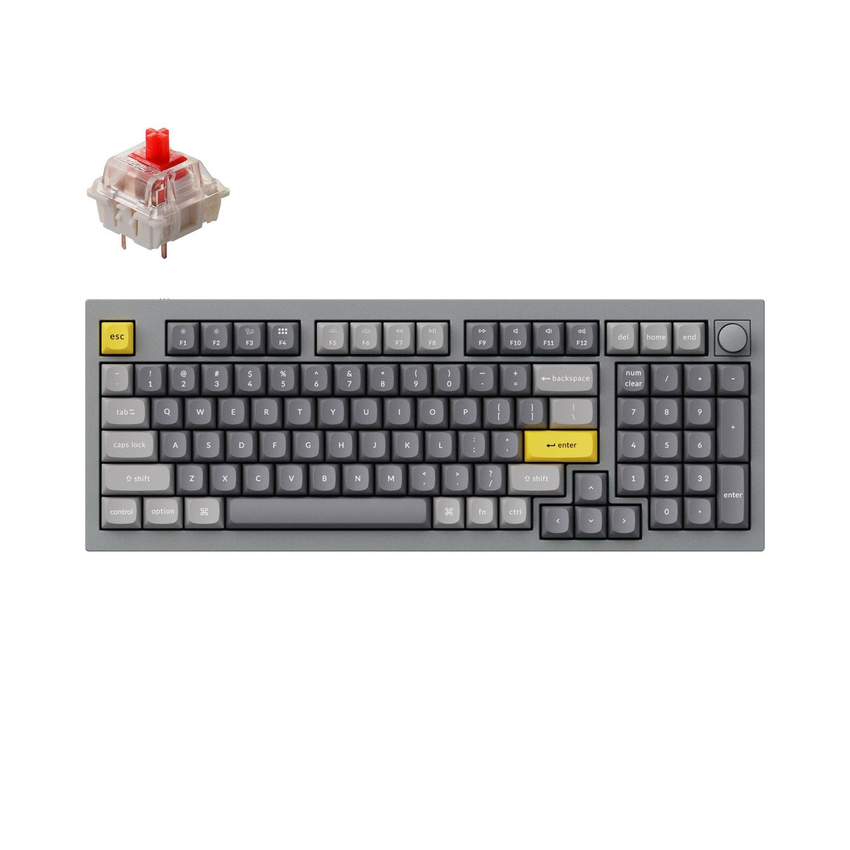 Tastiera meccanica personalizzata Keychron Q5 QMK (layout ANSI USA)