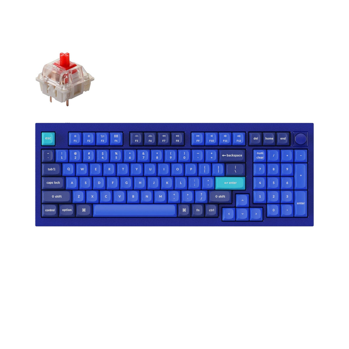 Tastiera meccanica personalizzata Keychron Q5 QMK (layout ANSI USA)