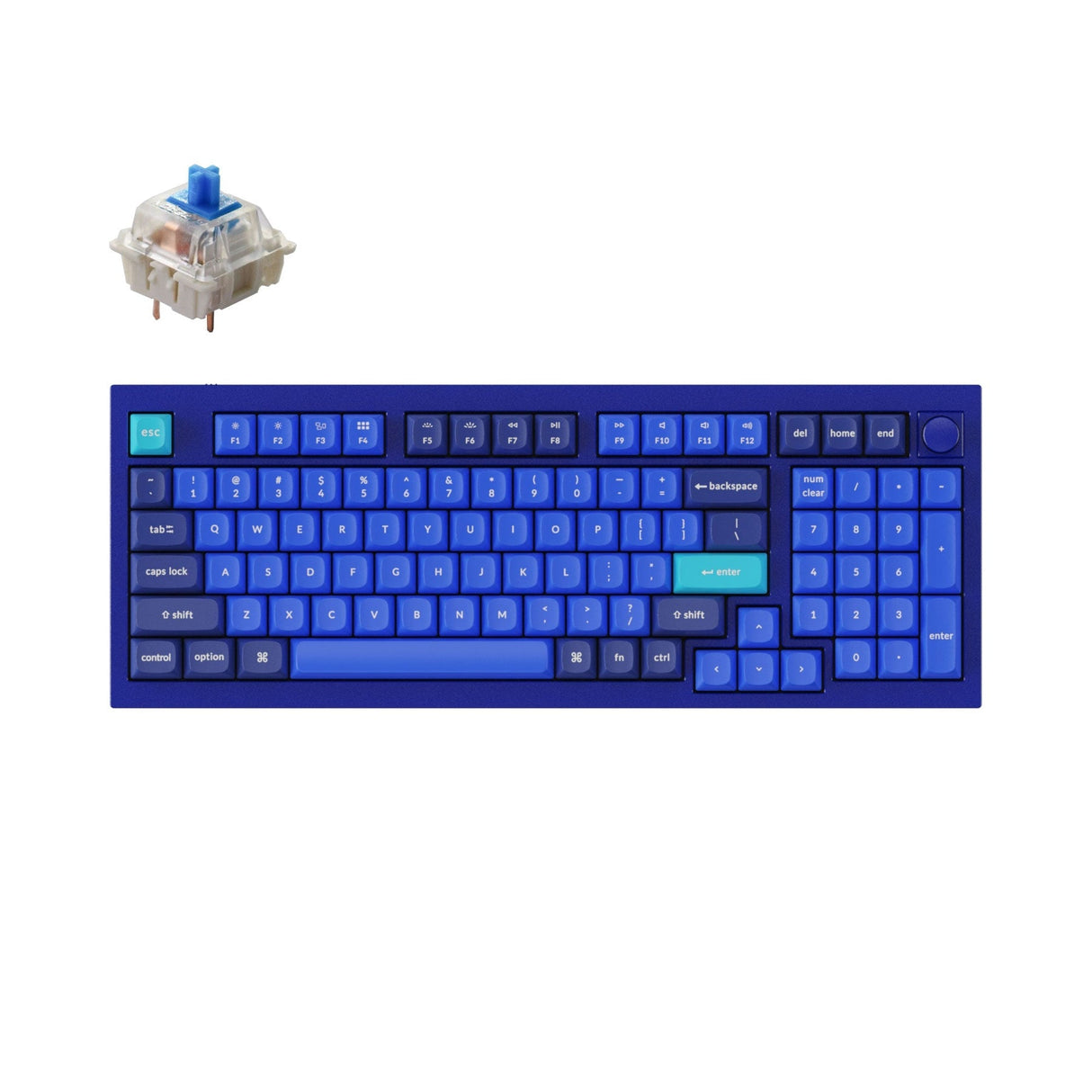 Tastiera meccanica personalizzata Keychron Q5 QMK (layout ANSI USA)