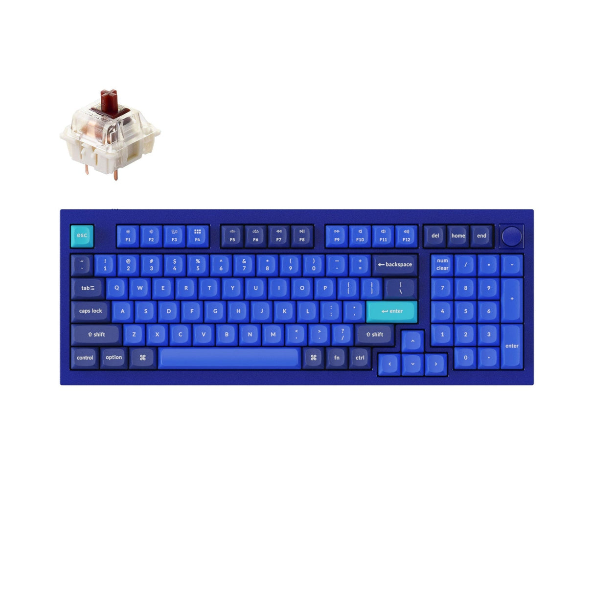 Tastiera meccanica personalizzata Keychron Q5 QMK (layout ANSI USA)