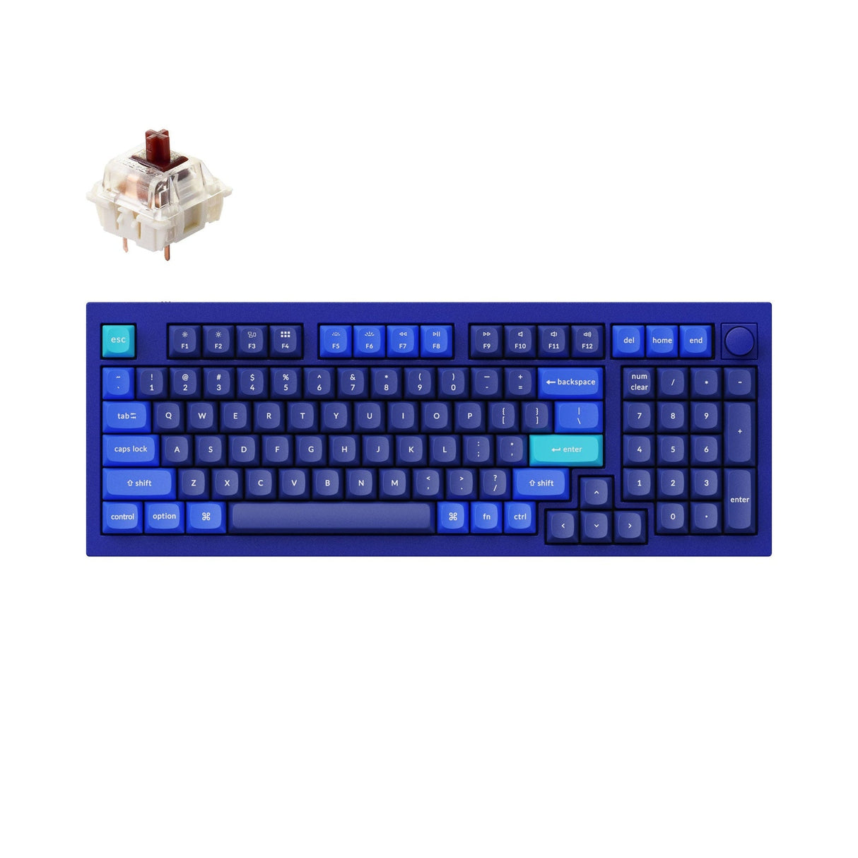 Tastiera meccanica personalizzata Keychron Q5 QMK (layout ANSI USA)