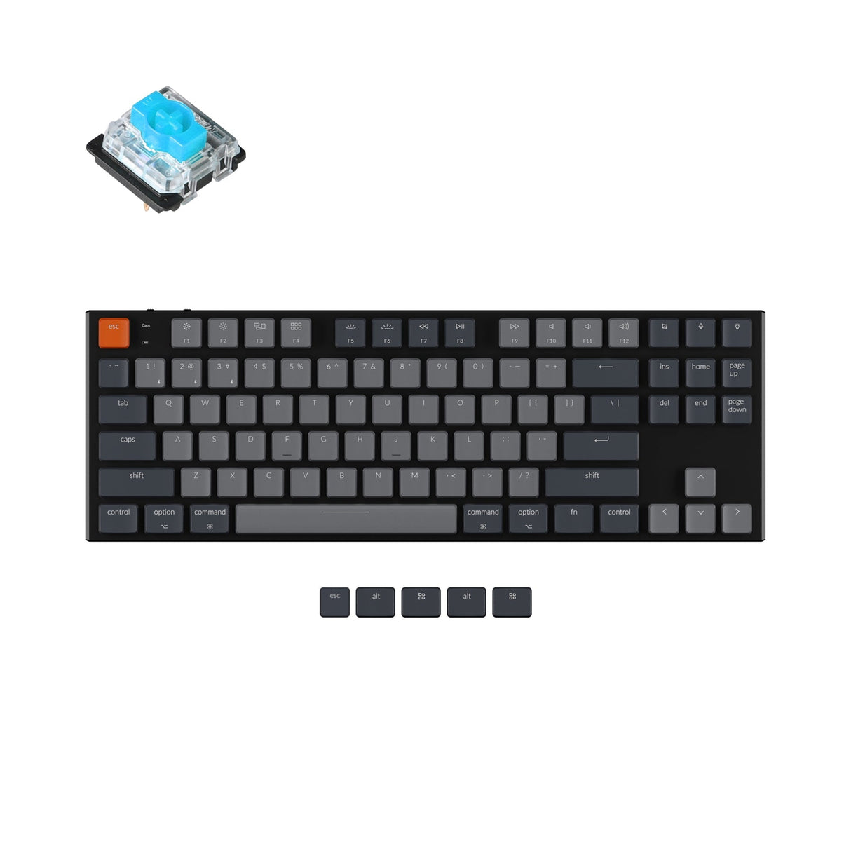 Tastiera meccanica wireless Keychron K1 versione 5 (layout ANSI USA)