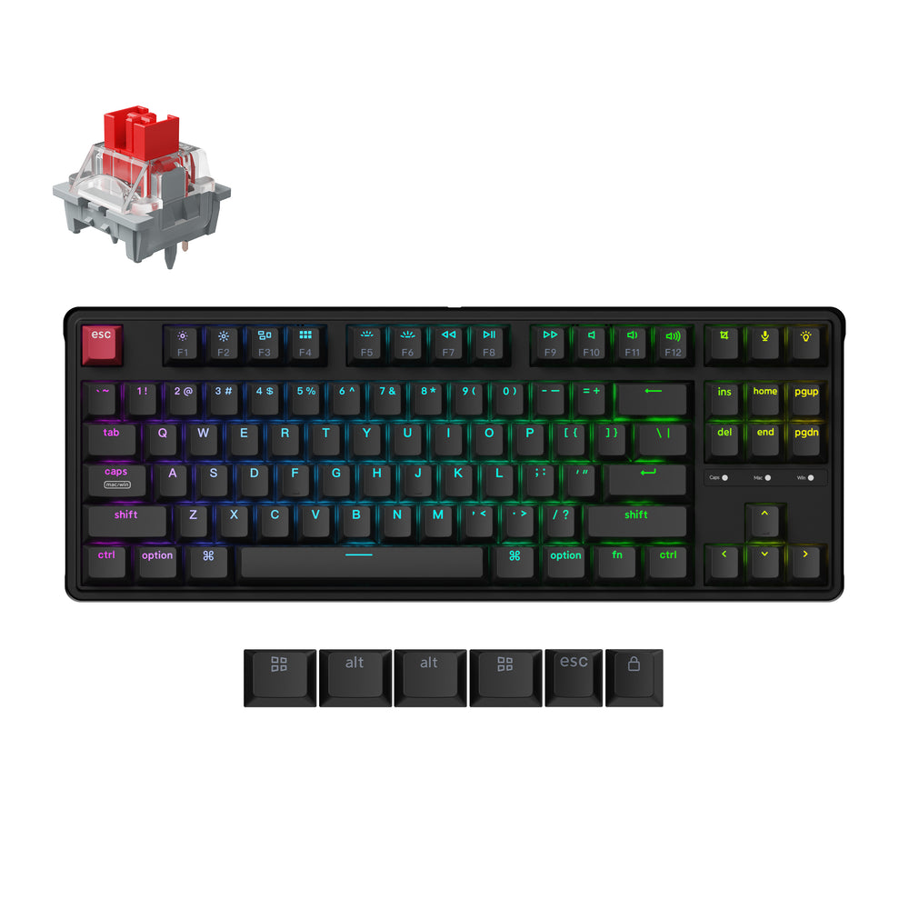 Tastiera meccanica personalizzata cablata Keychron C3 Pro 8K QMK