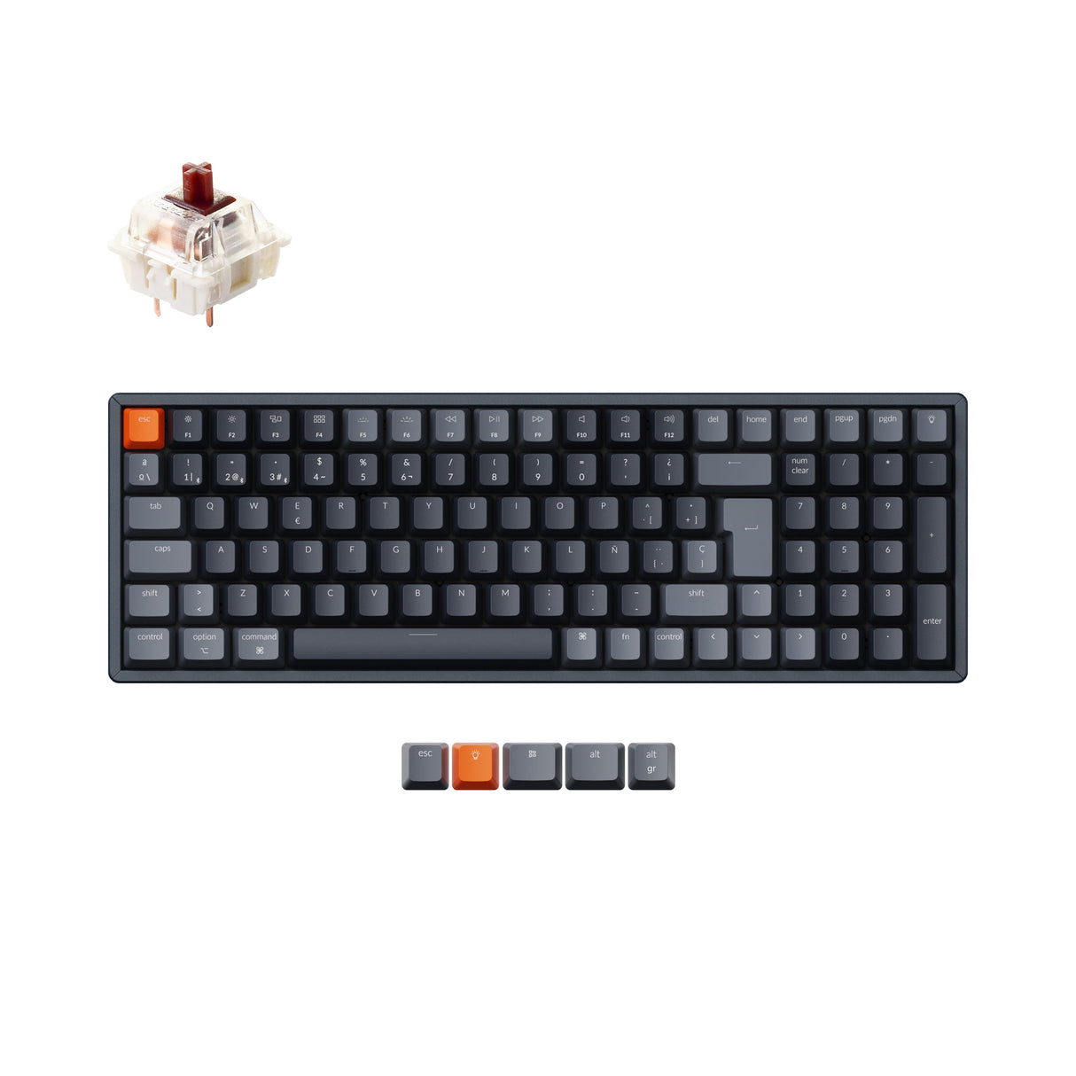 Keychron K4 Wireless Mechanical Keyboard (Spanish ISO-ES Layout) - Version 2