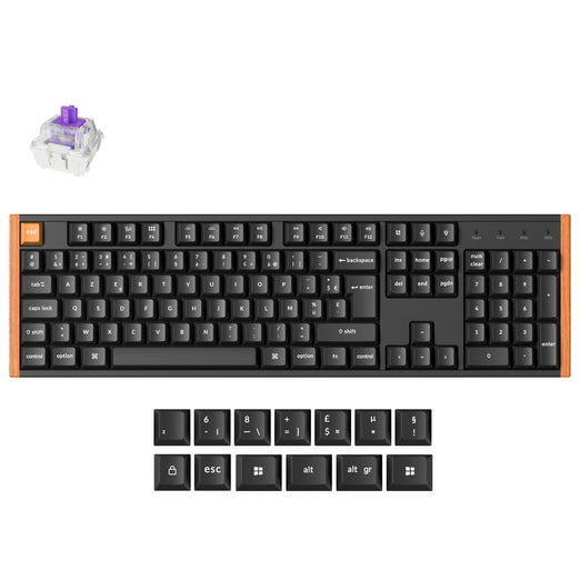Tastiera personalizzata wireless Keychron K10 HE con switch magnetici, collezione con layout ISO