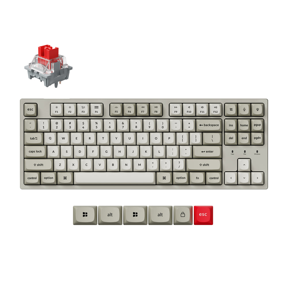 Tastiera meccanica personalizzata cablata Keychron C1 Pro 8K QMK