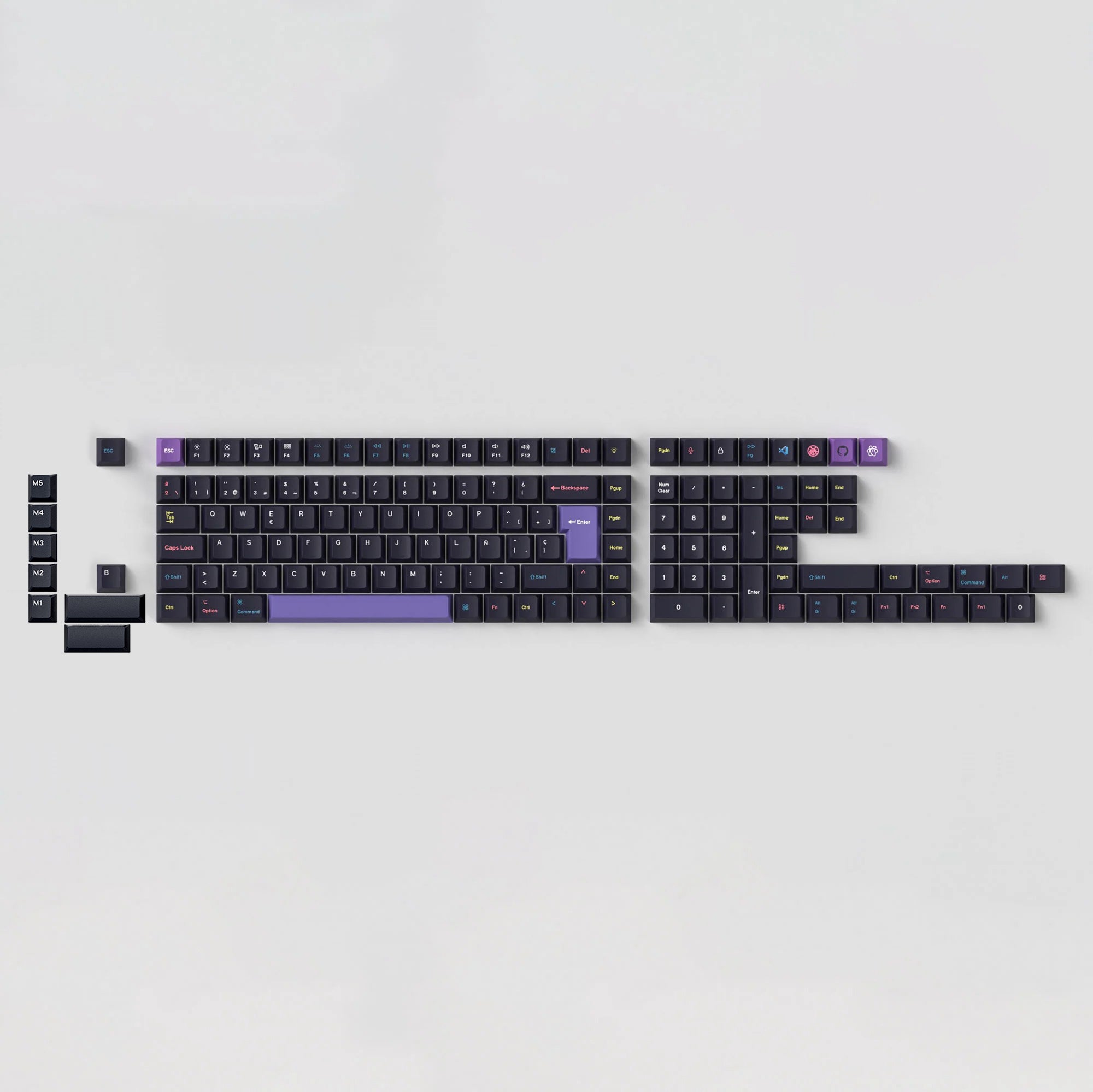 ISO Cherry Profile Dye-Sub PBT Full Set Keycap Set - Developer