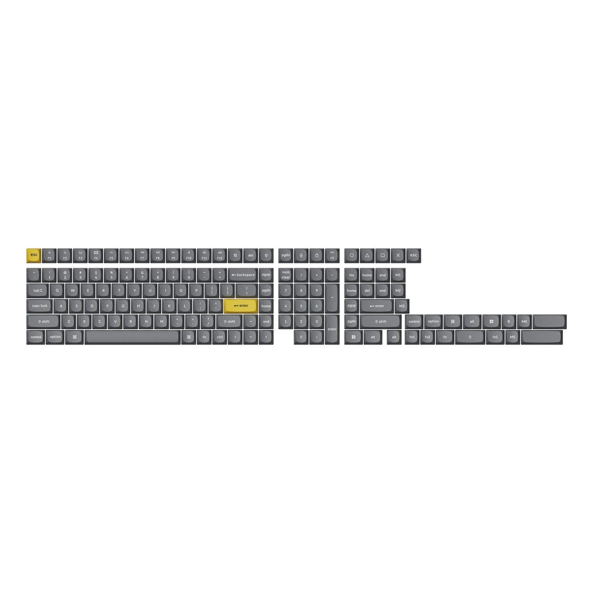 Set completo di keycap PBT OSA double-shot