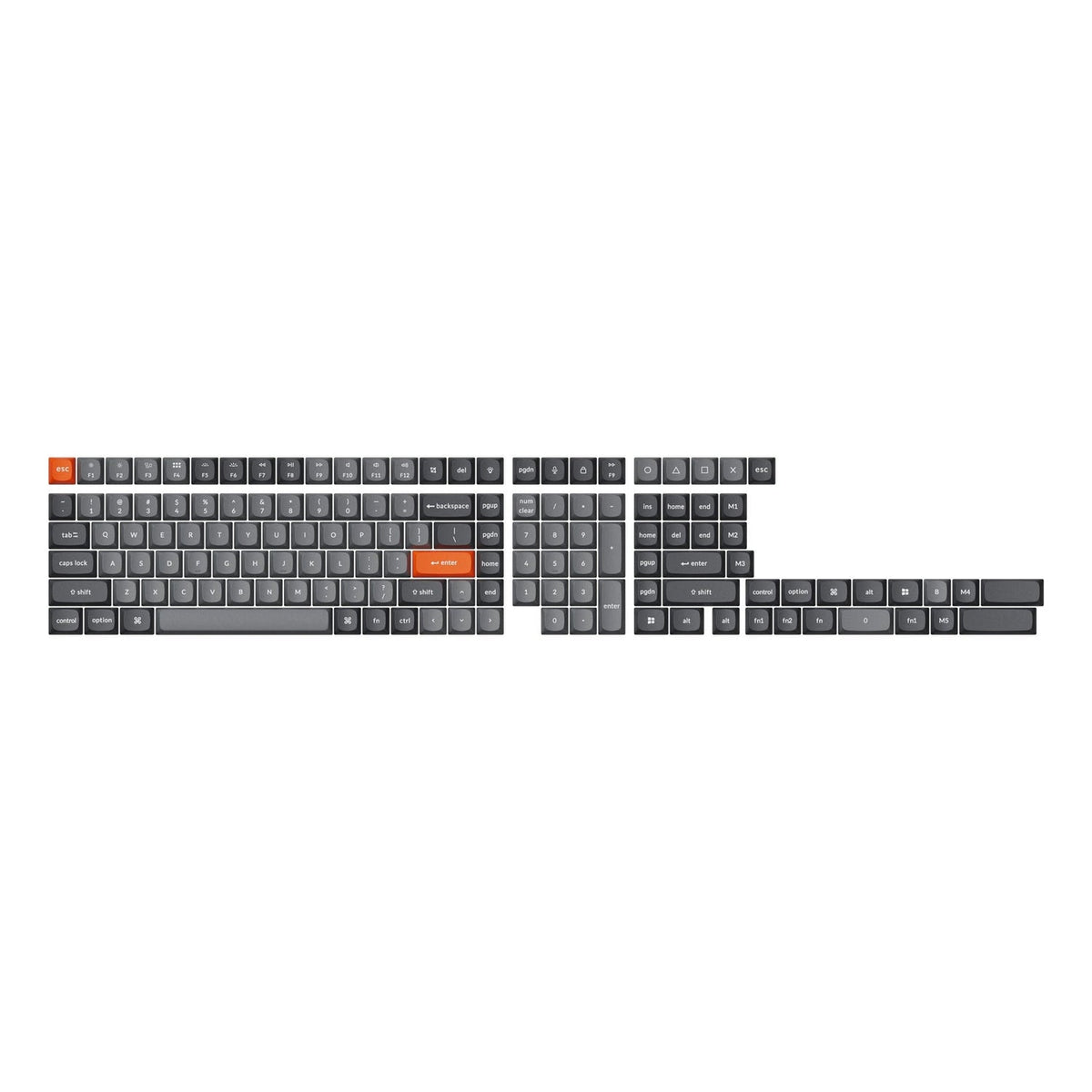 Set completo di keycap PBT OSA double-shot