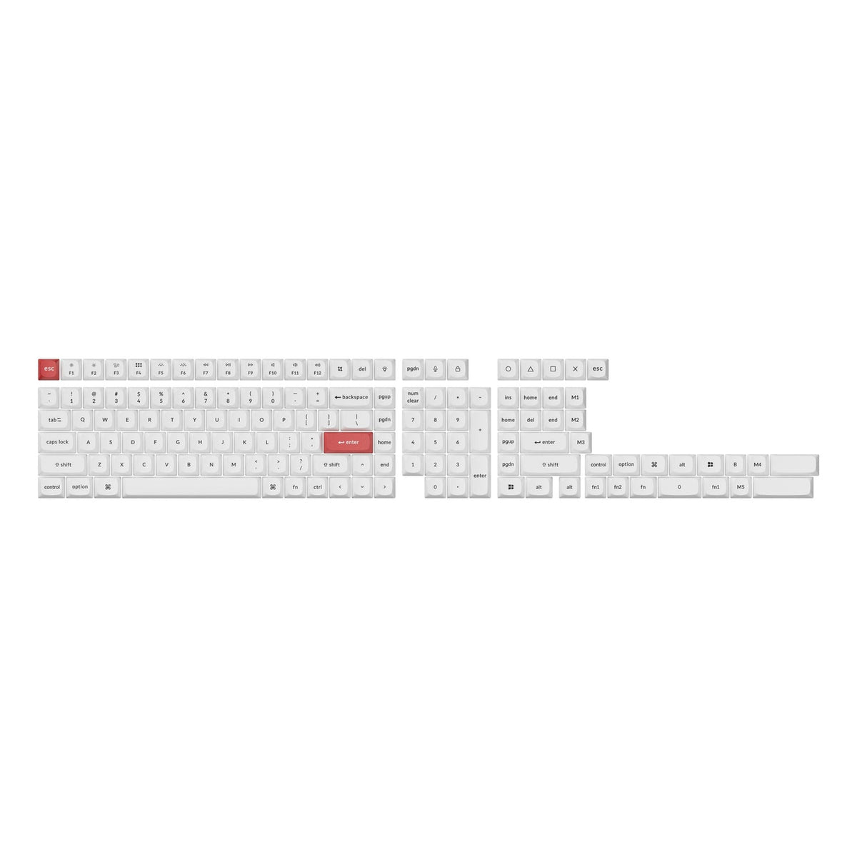 Set completo di keycap PBT OSA double-shot