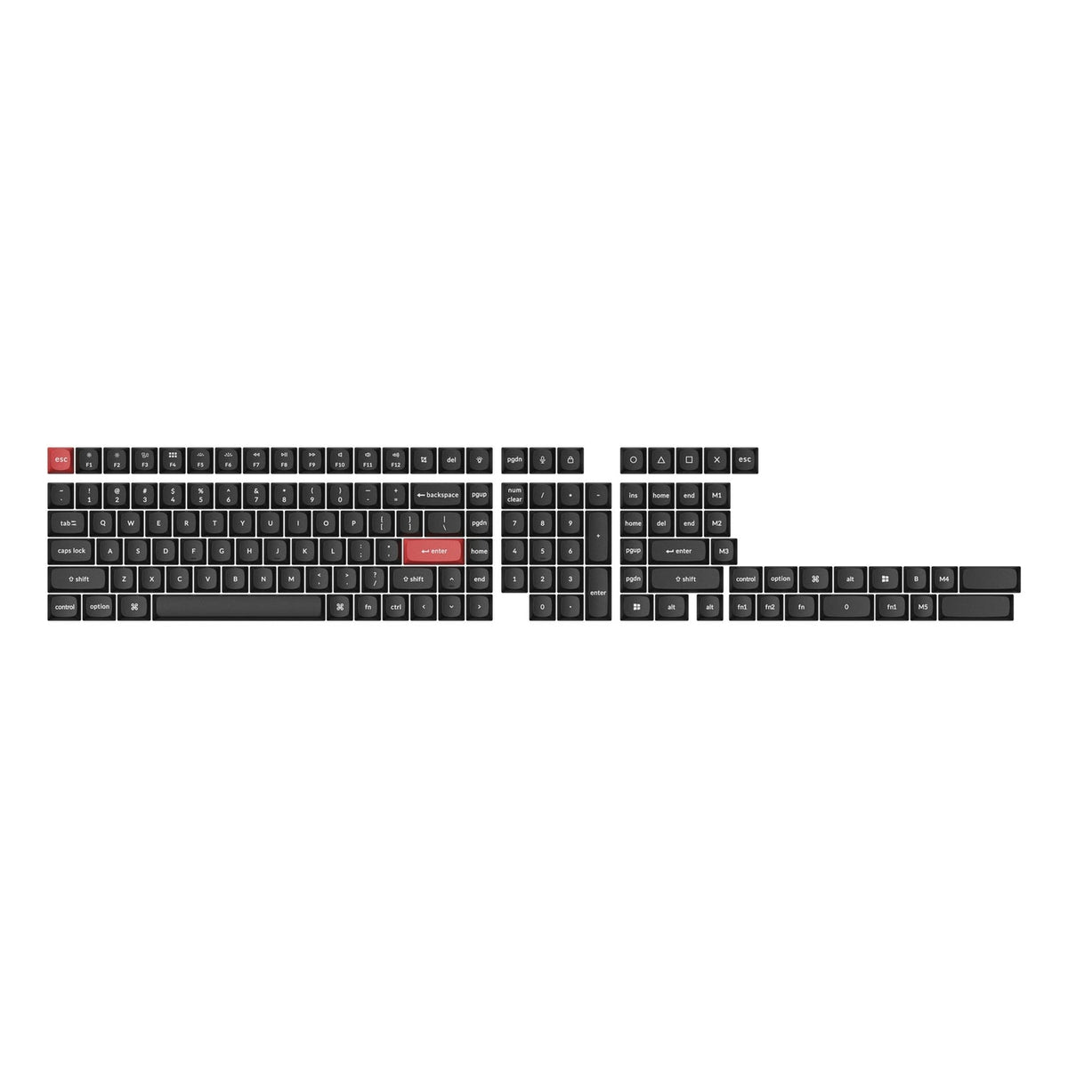 Set completo di keycap PBT OSA double-shot