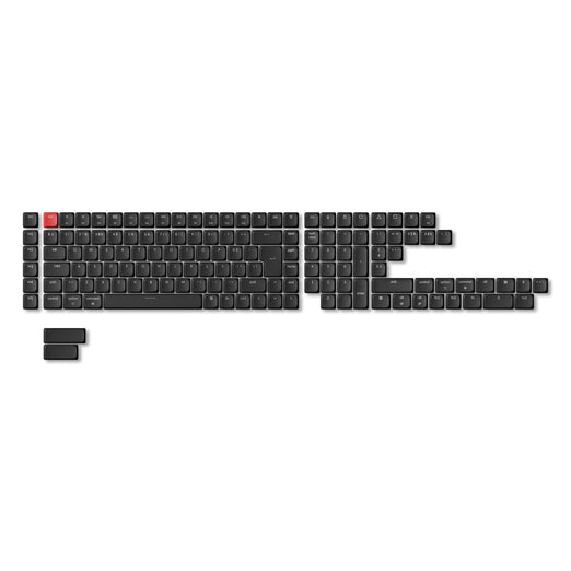 Set completo di keycap ISO LSA in ABS con retroilluminazione trasparente – nero