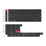 Set completo di keycap ANSI OSA in ABS con retroilluminazione trasparente